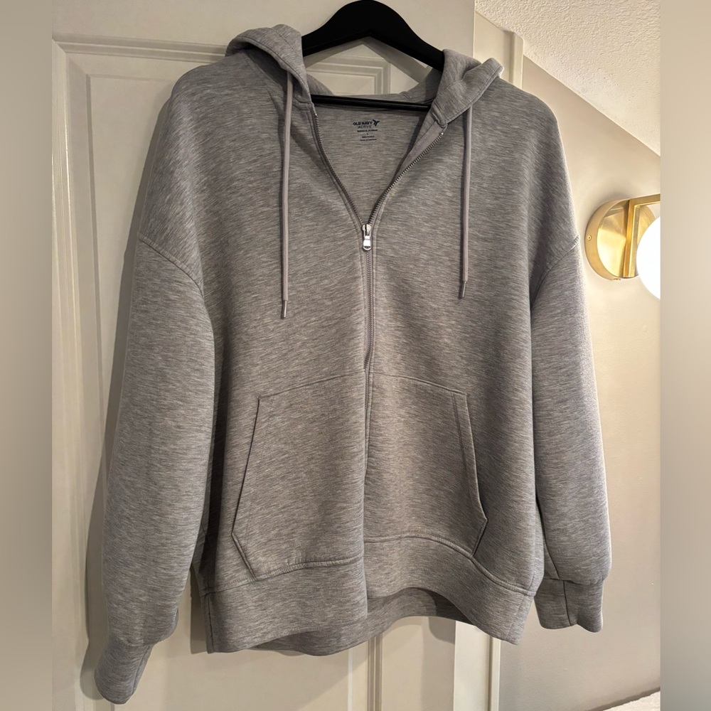 Old Navy bounce fleece full zip hoodie